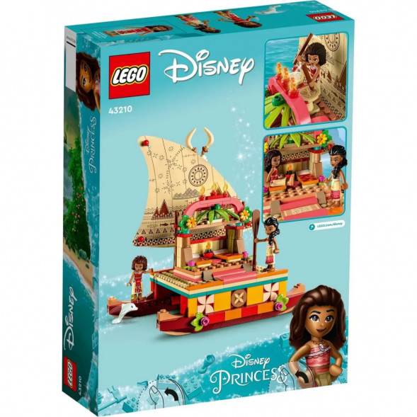 Конструктор LEGO Disney Princess 43210 Путеводная лодка Моаны в Великом Новгороде