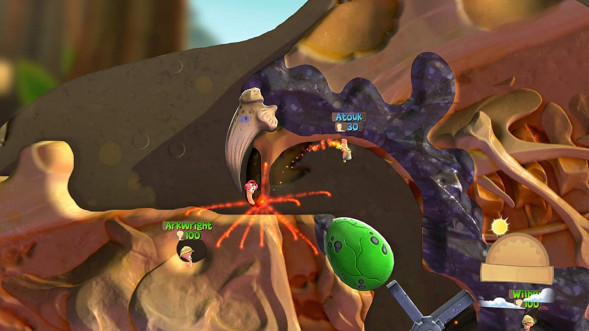 Игра Worms Battlegrounds + Worms W.M.D. Double Pack [PS4, английская версия + русские субтитры] в Великом Новгороде
