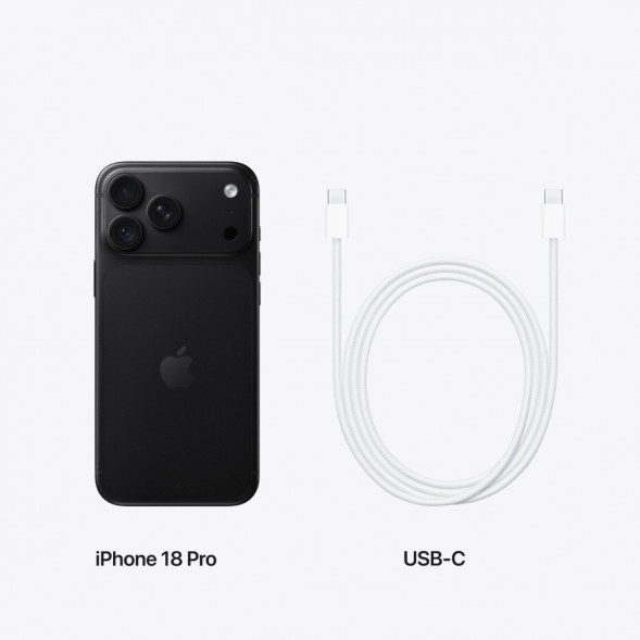 Смартфон Apple iPhone 18 Pro 2TB (eSIM), Black в Великом Новгороде