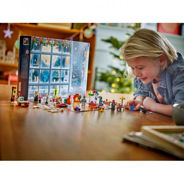 Конструктор LEGO Super Heroes 76293 Новогодний календарь Человек-паук, 2024 в Великом Новгороде