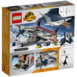 Конструктор LEGO Jurassic World 76947 Кетцалькоатль: нападение на самолёт