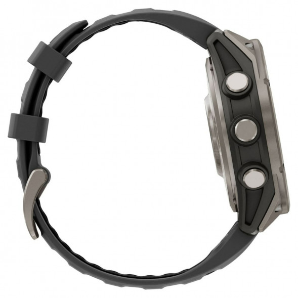Умные часы Garmin Fenix 8 PRO, 51 мм, AMOLED, Sapphire, Titanium with Graphite/Black Silicone Band 010-03199-10 в Великом Новгороде