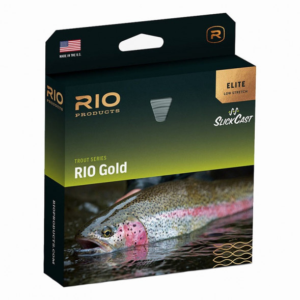 Леска RIO Elite Gold WF5F, Moss/Gold/Gray в Великом Новгороде