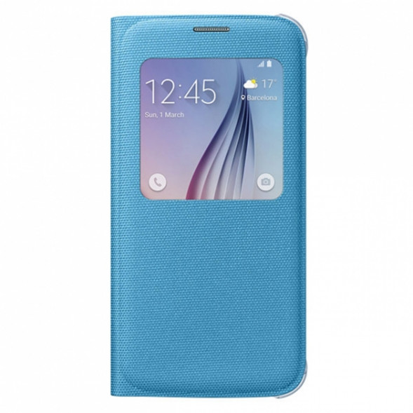 Чехол для Samsung Galaxy S6 S-View Cover (EF-CG920BLE), Blue в Великом Новгороде
