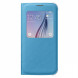 Чехол для Samsung Galaxy S6 S-View Cover (EF-CG920BLE), Blue в Великом Новгороде