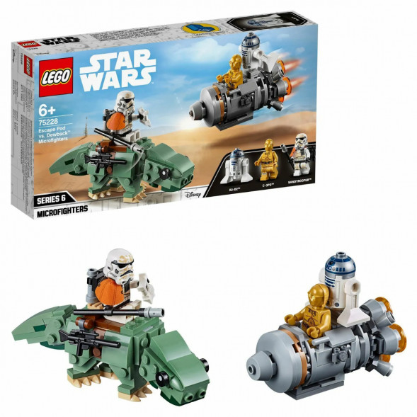 Конструктор LEGO Star Wars 75228 Спасательная капсула Микрофайтеры дьюбэк в Великом Новгороде