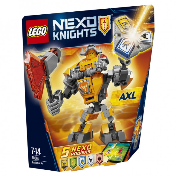 Конструктор LEGO Nexo Knights 70365 Боевые доспехи Акселя в Великом Новгороде
