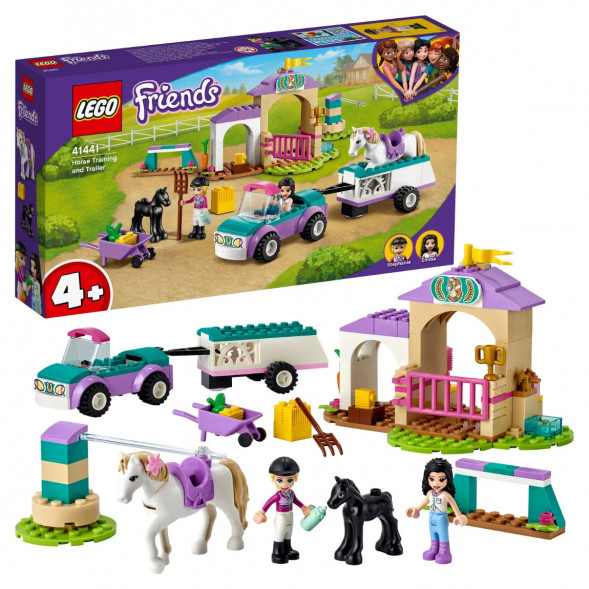 Конструктор LEGO Friends 41441 Тренировка лошади и прицеп для перевозки в Великом Новгороде