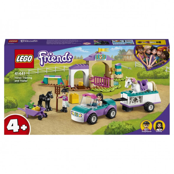 Конструктор LEGO Friends 41441 Тренировка лошади и прицеп для перевозки в Великом Новгороде
