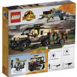 Конструктор LEGO Jurassic World 76951 Перевозка пирораптора и дилофозавра