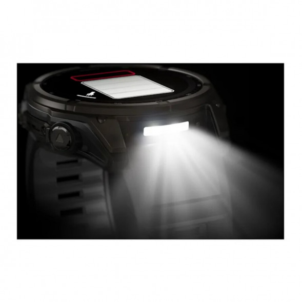 Умные часы Garmin Fenix 8, 51 мм, Solar, Sapphire Carbon Gray DLC Titanium with Black/Pebble Gray Silicone 010-02907-10 в Великом Новгороде