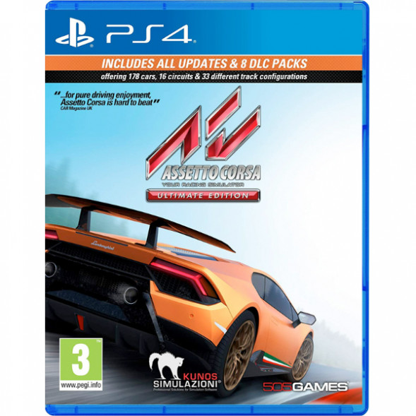 Игра Assetto Corsa. Ultimate Edition [PS4, русские субтитры] в Великом Новгороде