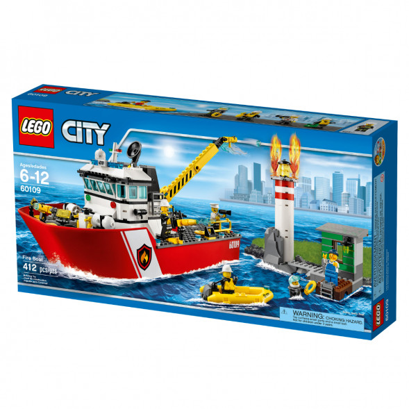 Конструктор LEGO City 60109 Пожарный катер в Великом Новгороде