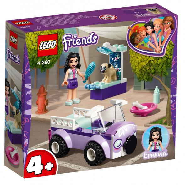 Конструктор LEGO Friends 41360 Передвижная ветклиника Эммы в Великом Новгороде