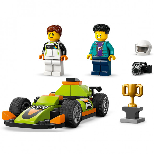 Конструктор LEGO City 60399 Зеленый Гоночный автомобиль в Великом Новгороде