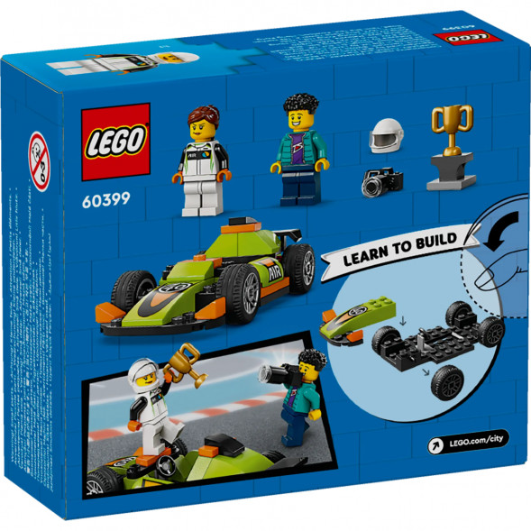 Конструктор LEGO City 60399 Зеленый Гоночный автомобиль в Великом Новгороде