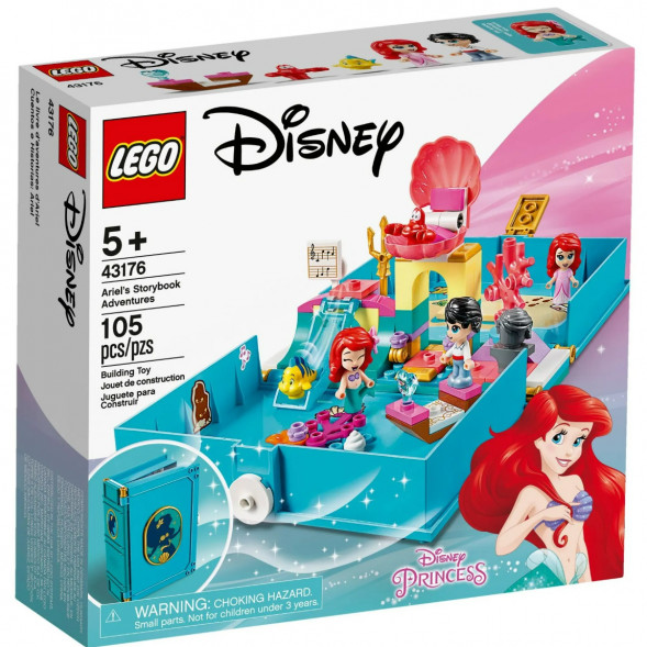 Конструктор LEGO Disney Princess 43176 Книга сказочных приключений Ариэль в Великом Новгороде