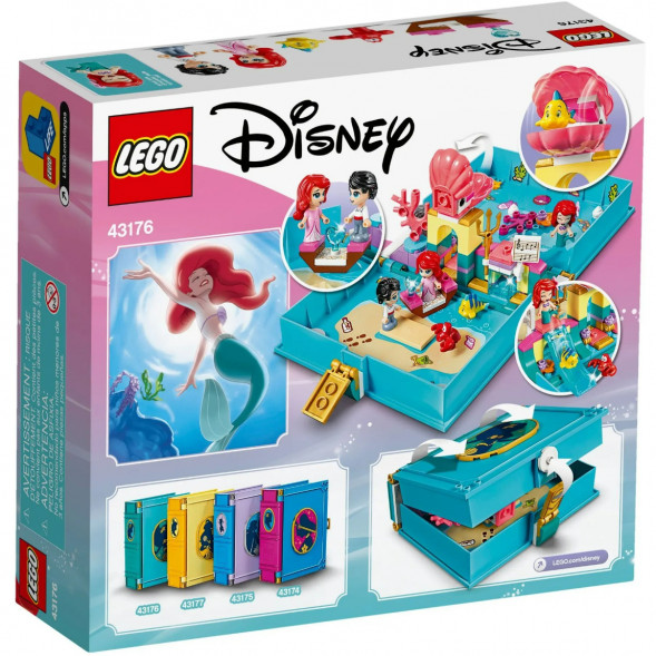 Конструктор LEGO Disney Princess 43176 Книга сказочных приключений Ариэль в Великом Новгороде