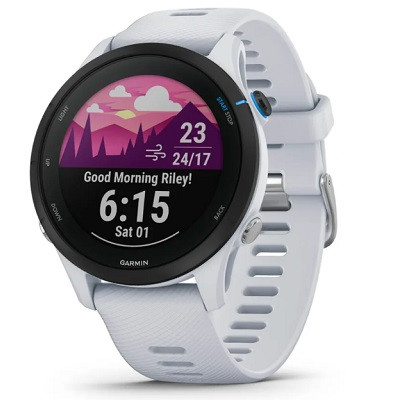 Умные часы Garmin Forerunner 255 Music, белый 010-02641-31 в Великом Новгороде