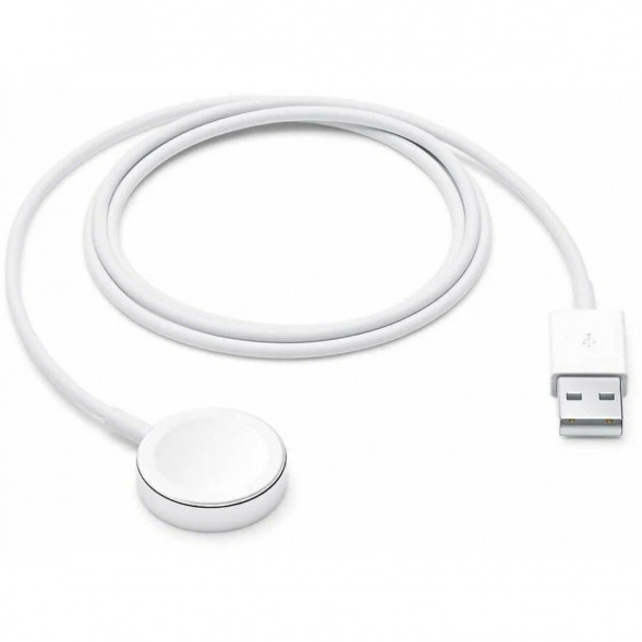 Кабель Apple USB с магнитным креплением для зарядки Apple Watch, 1 м, белый (MX2E2) в Великом Новгороде