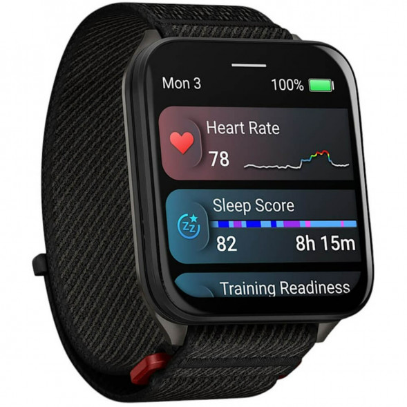 Умные часы Garmin Venu X1 Black с чёрным нейлоновым ремешком ComfortFit 010-02980-02 в Великом Новгороде