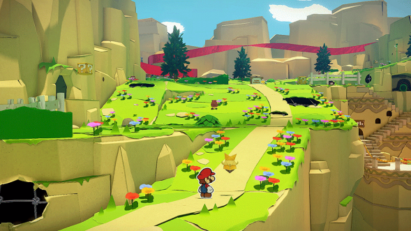 Игра Paper Mario: The Origami King [Nintendo Switch, английская версия] в Великом Новгороде
