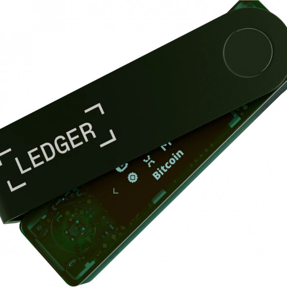 Аппаратный криптокошелёк Ledger Nano X, Emerald Green в Великом Новгороде