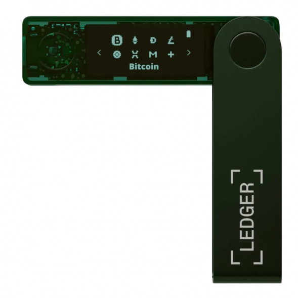 Аппаратный криптокошелёк Ledger Nano X, Emerald Green в Великом Новгороде