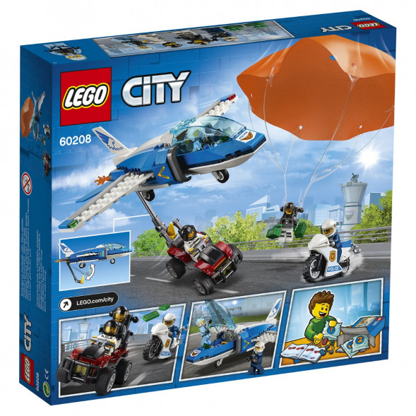Конструктор LEGO City Police 60208 Воздушная полиция: арест парашютиста в Великом Новгороде
