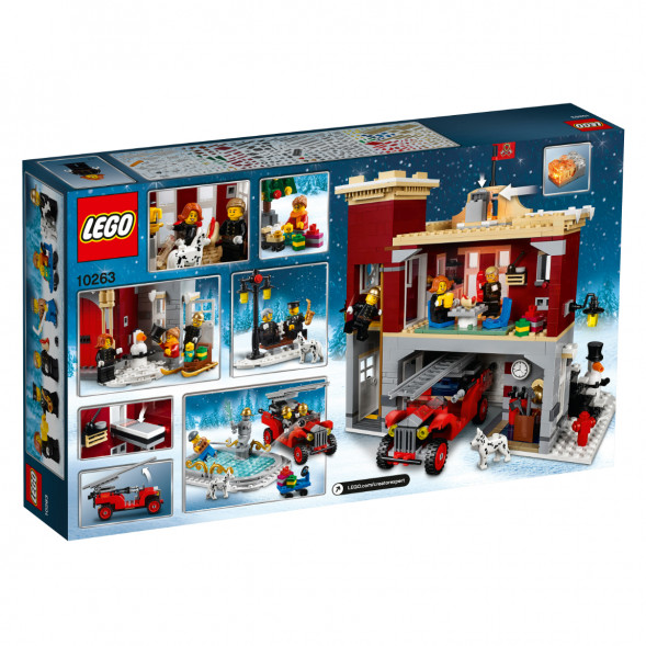 Конструктор LEGO Creator 10263 Пожарная часть в зимней деревне в Великом Новгороде