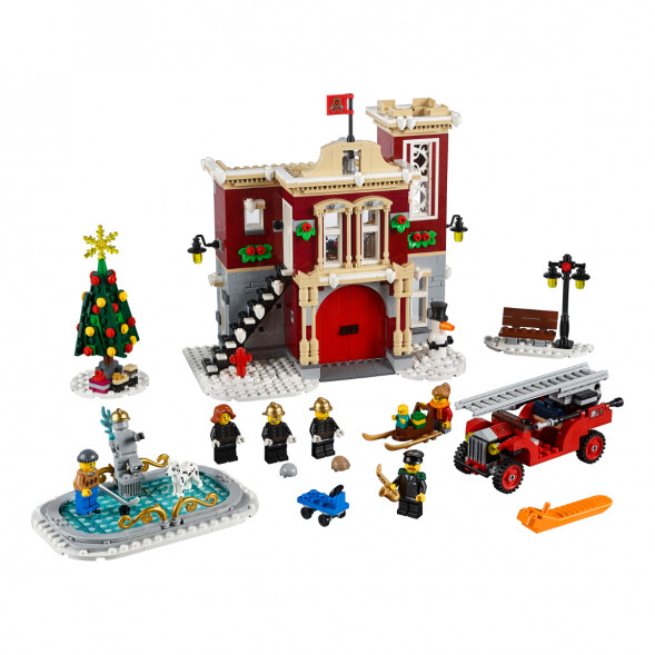 Конструктор LEGO Creator 10263 Пожарная часть в зимней деревне в Великом Новгороде