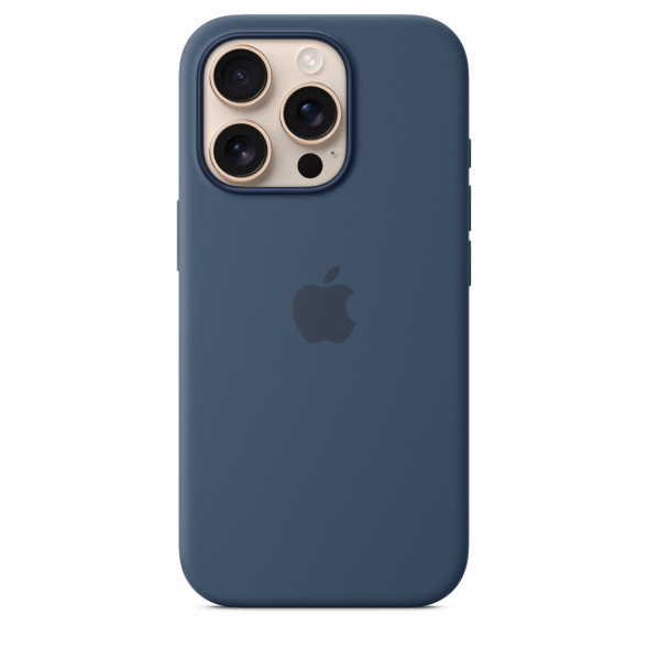 Чехол Apple iPhone 16 Pro Silicone Case with MagSafe, Denim (MYYK3ZM/A) в Великом Новгороде