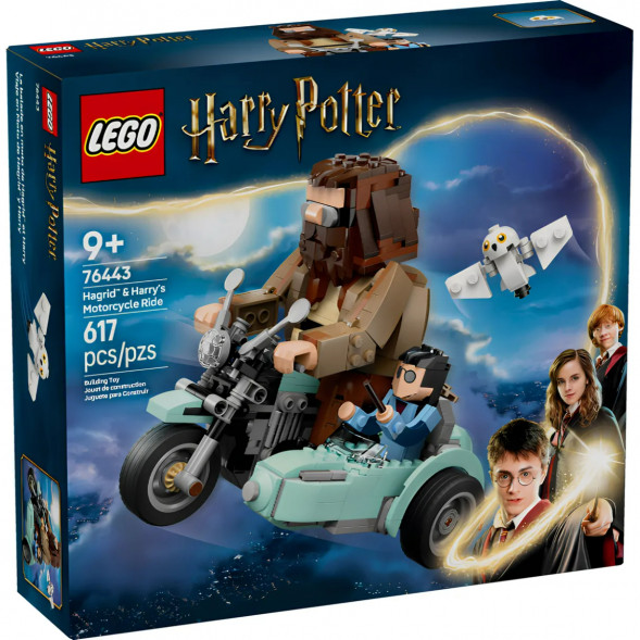 Конструктор LEGO Harry Potter 76443 Поездка Хагрида и Гарри на мотоцикле в Великом Новгороде