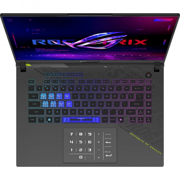 Ноутбук ASUS ROG Strix G16 G614FM-WS94 (16&amp;quot;, IPS, AMD Ryzen 9 9955HX 2.5ГГц, 16 ядер, 16ГБ DDR5, 1ТБ SSD, NVIDIA GeForce RTX 5060 8 ГБ, Windows 11 Home), серый в Великом Новгороде