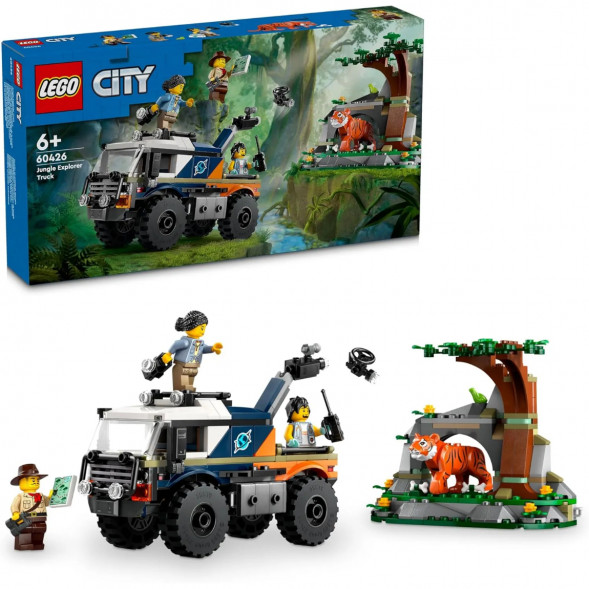 Конструктор LEGO City 60426 Внедорожный грузовик Исследователь джунглей в Великом Новгороде