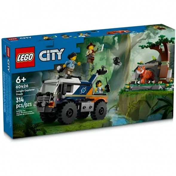 Конструктор LEGO City 60426 Внедорожный грузовик Исследователь джунглей в Великом Новгороде