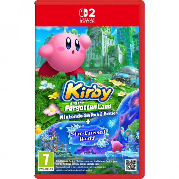 Игра Kirby and the Forgotten Land + Star-Crossed World [Nintendo Switch 2, английская версия] в Великом Новгороде