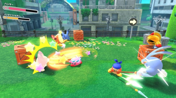 Игра Kirby and the Forgotten Land + Star-Crossed World [Nintendo Switch 2, английская версия] в Великом Новгороде