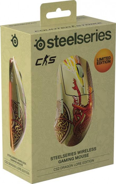 Беспроводная игровая мышь Steelseries CS2 Dragon Lore WL + USB Type-A 18000 DPI в Великом Новгороде