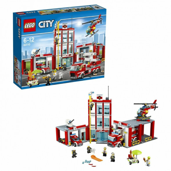 Конструктор LEGO City 60110 Пожарная часть в Великом Новгороде