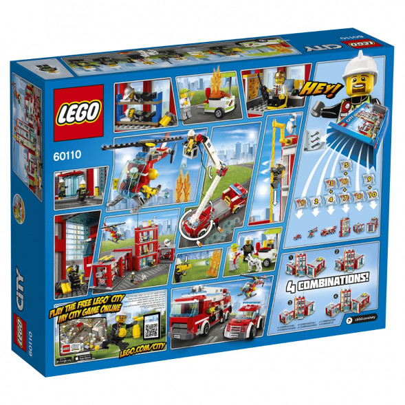 Конструктор LEGO City 60110 Пожарная часть в Великом Новгороде