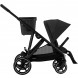 Детская коляска Cybex Gazelle S BLK Moon Black с корзиной и дождевиком в Великом Новгороде