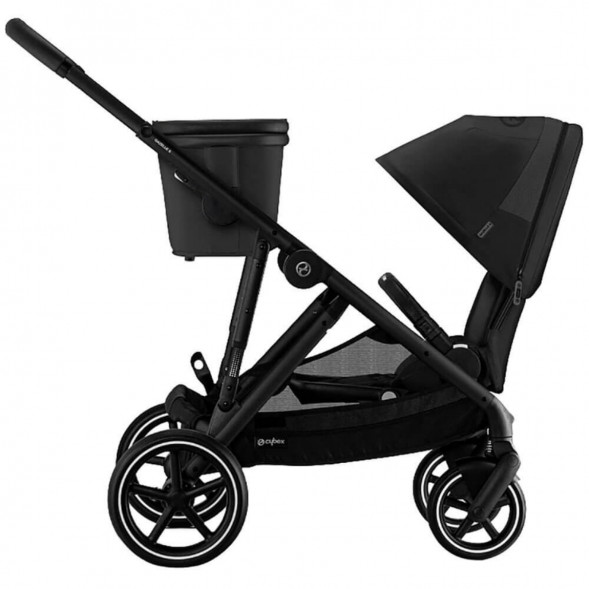 Детская коляска Cybex Gazelle S BLK Moon Black с корзиной и дождевиком в Великом Новгороде