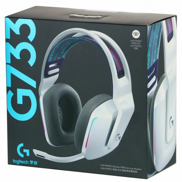 Игровая гарнитура Logitech G733 RGB Lightspeed Wireless, белый в Великом Новгороде