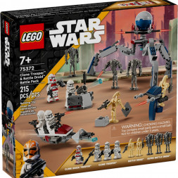 Конструктор LEGO Star Wars 75372 Боевой набор солдат-клонов и боевых дроидов