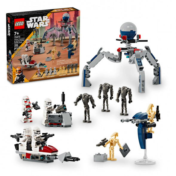 Конструктор LEGO Star Wars 75372 Боевой набор солдат-клонов и боевых дроидов в Великом Новгороде