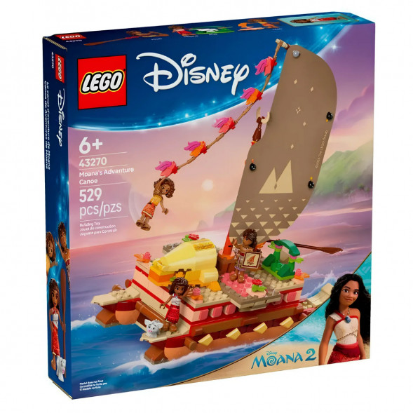 Конструктор LEGO Disney 43270 Моана: приключение на каноэ в Великом Новгороде