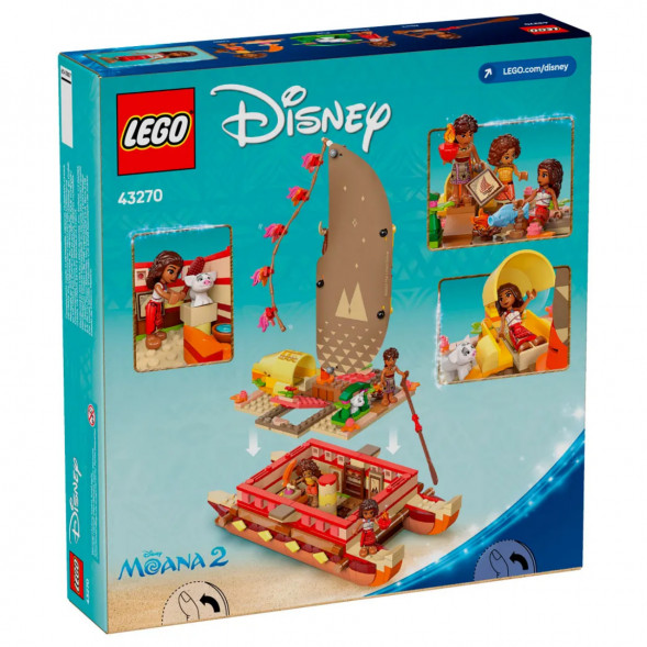 Конструктор LEGO Disney 43270 Моана: приключение на каноэ в Великом Новгороде
