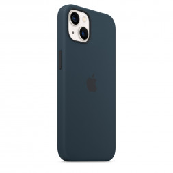 Силиконовый чехол MagSafe для Apple iPhone 13, Abyss Blue