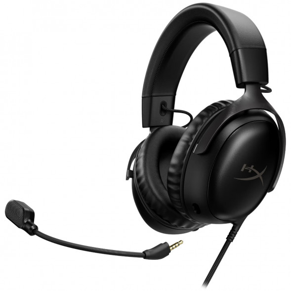 Компьютерная гарнитура HyperX Cloud III проводная, чёрный в Великом Новгороде